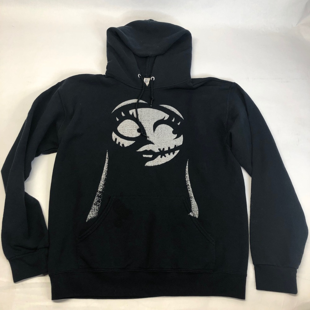 Disney Nightmare Before‎ Christmas Sally Hoodie Pullover Medium Graphic Black